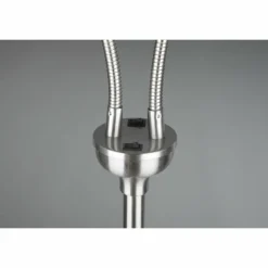 Lampes En Tissu-Luminaires Reality Lampadaire Reality Tommy Nickel mat, 2 lumières