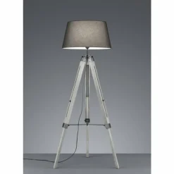 Lampes En Tissu-Luminaires Reality Lampadaire Reality TRIPOD Gris, 1 lumière
