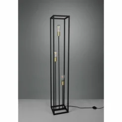 Luminaires Reality Lampadaire Reality Vito Noir, 3 lumières* Lampadaires Et Lampes Sur Pied