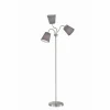 Luminaires Reality Lampadaire Reality WINDU Nickel mat, 3 lumières* Lampadaires Et Lampes Sur Pied