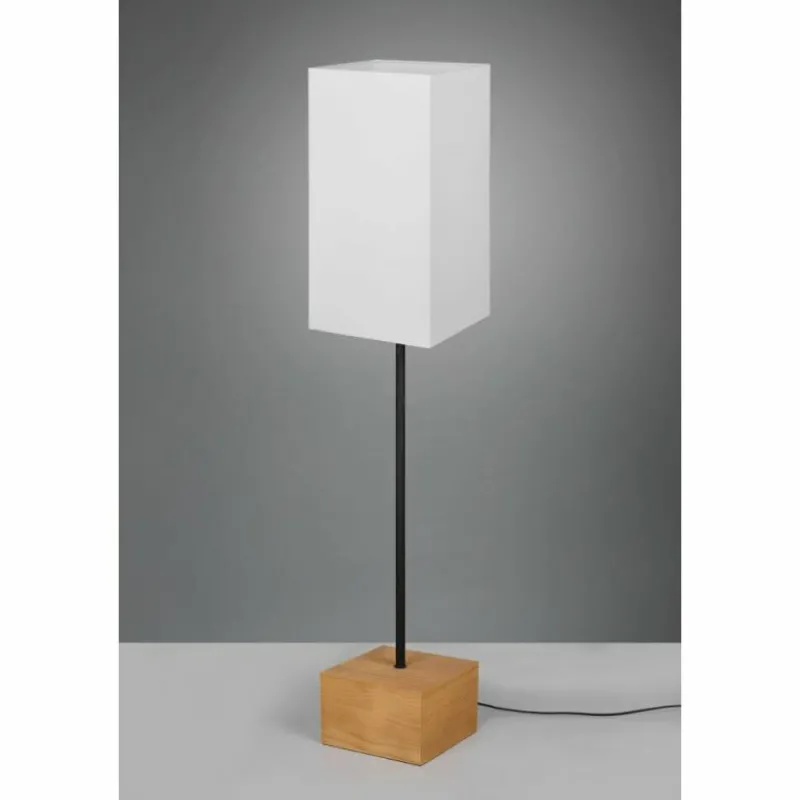 Lampes En Tissu-Luminaires Reality Lampadaire Reality Woody Écru, 1 lumière