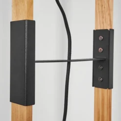 Lampes Vintages & Rétros-hofstein Lampadaire Rebbenas Brun, Noir, 1 lumière