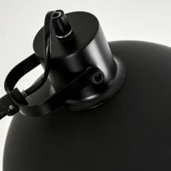 Lampes Industrielles-hofstein Lampadaire Recife Noir, 1 lumière