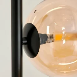 hofstein Lampadaire Remaisnil Ambre, 6 lumières