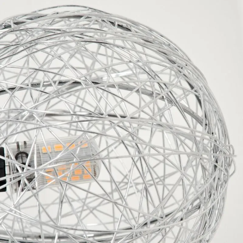 Lampes À Boules-hofstein Lampadaire Remaisnil Argenté, 5 lumières