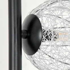 Lampes À Boules-hofstein Lampadaire Remaisnil Argenté, 5 lumières