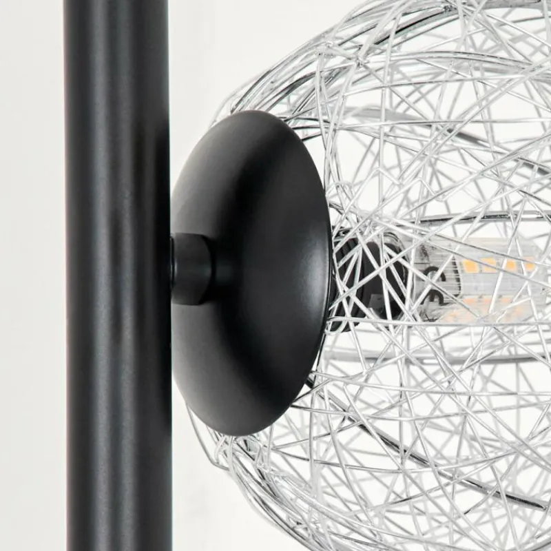 Lampes À Boules-hofstein Lampadaire Remaisnil Argenté, 5 lumières