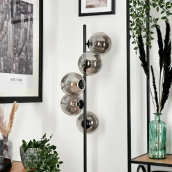 hofstein Lampadaire Remaisnil Fumé, 5 lumières