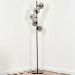 hofstein Lampadaire Remaisnil Fumé, 5 lumières