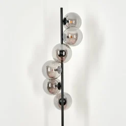 hofstein Lampadaire Remaisnil Fumé, 6 lumières