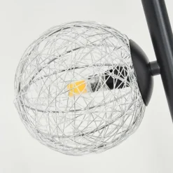 hofstein Lampadaire Remaisnil Noir, 3 lumières* Lampadaires Et Lampes Sur Pied