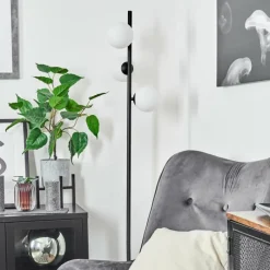 hofstein Lampadaire Remaisnil Noir, 3 lumières