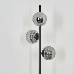 hofstein Lampadaire Remaisnil Noir, 3 lumières