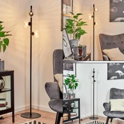 hofstein Lampadaire Remaisnil Noir, 3 lumières