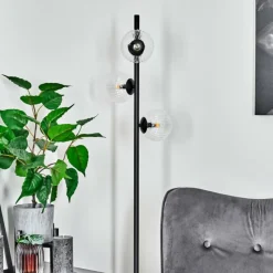 hofstein Lampadaire Remaisnil Noir, 3 lumières