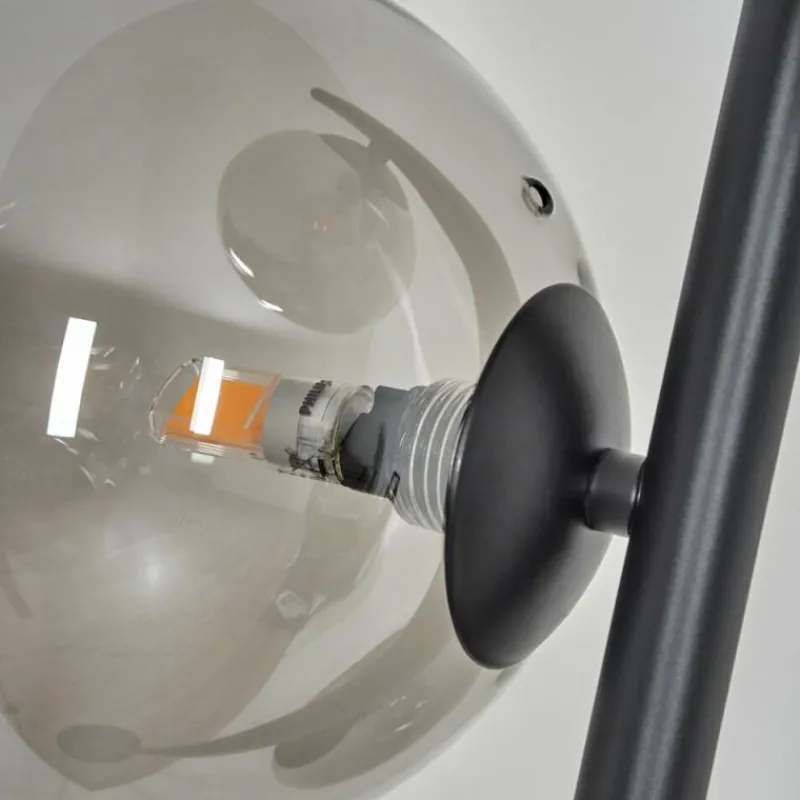 hofstein Lampadaire Remaisnil Noir, 3 lumières