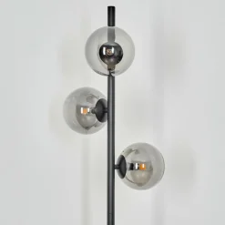 hofstein Lampadaire Remaisnil Noir, 3 lumières