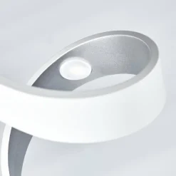 hofstein Lampadaire Rezat LED Argenté, Blanc, 1 lumière