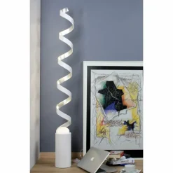 Luce Design Lampadaire Rezat LED Argenté, Blanc, 1 lumière* Lampadaires Et Lampes Sur Pied