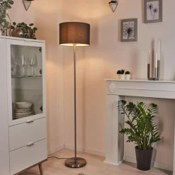 Lampes En Tissu-hofstein Lampadaire Rinkens Nickel mat, 1 lumière