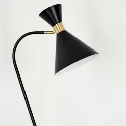 Lampes Industrielles-hofstein Lampadaire Rinkila Noir, 1 lumière