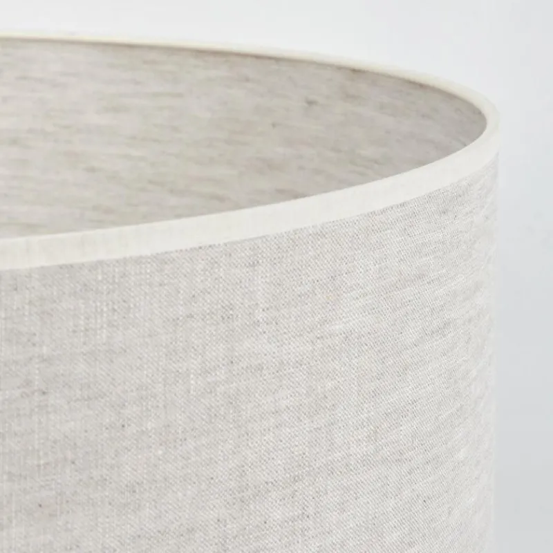 Lampes En Tissu-hofstein Lampadaire Saladillo Écru, Noir, 1 lumière