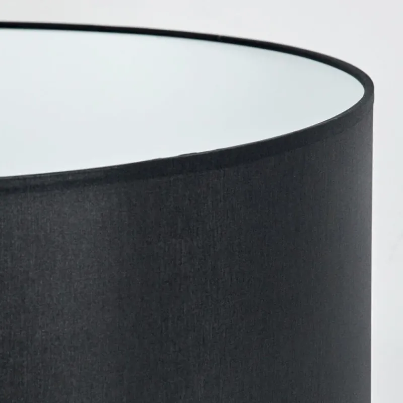 Lampes En Tissu-hofstein Lampadaire Saladillo Écru, Noir, 1 lumière