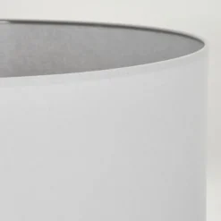 Lampes En Tissu-hofstein Lampadaire Saladillo Écru, Noir, 1 lumière