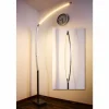 hofstein Lampadaire Santa Marta LED Chrome, Nickel mat, 1 lumière* Lampadaires Et Lampes Sur Pied