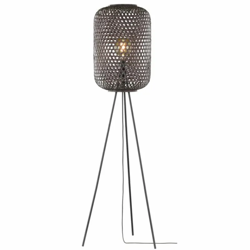 Style Boho-Chic-SCHÖNER WOHNEN-Kollektion Lampadaire CALLA Noir, 1 lumière