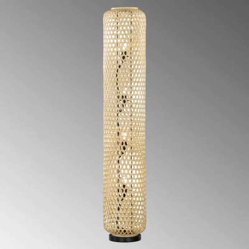 Style Boho-Chic-SCHÖNER WOHNEN-Kollektion Lampadaire SCHÖNER-WOHNEN-Kollektion Calla Noir, 4 lumières