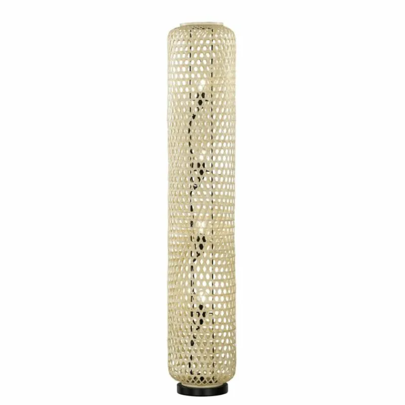 Style Boho-Chic-SCHÖNER WOHNEN-Kollektion Lampadaire SCHÖNER-WOHNEN-Kollektion Calla Noir, 4 lumières