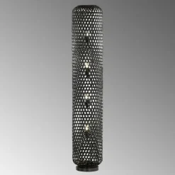 Style Boho-Chic-SCHÖNER WOHNEN-Kollektion Lampadaire SCHÖNER-WOHNEN-Kollektion Calla Noir, 4 lumières