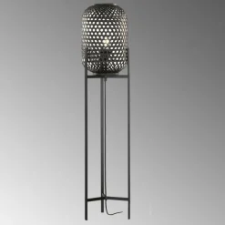 Style Boho-Chic-SCHÖNER WOHNEN-Kollektion Lampadaire SCHÖNER-WOHNEN-Kollektion Calla Noir, 1 lumière