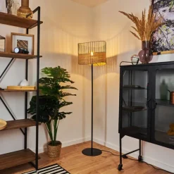 Luminaires Scandinaves-hofstein Lampadaire Shalo Noir, 1 lumière