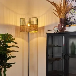 Luminaires Scandinaves-hofstein Lampadaire Shalo Noir, 1 lumière