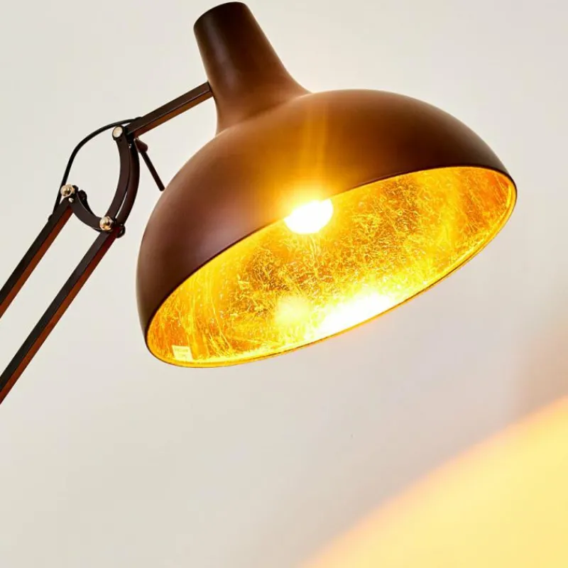 Lampes Dorées-hofstein Lampadaire Sharif Noir, 1 lumière