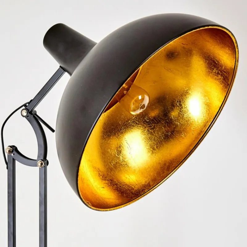 Lampes Dorées-hofstein Lampadaire Sharif Noir, 1 lumière