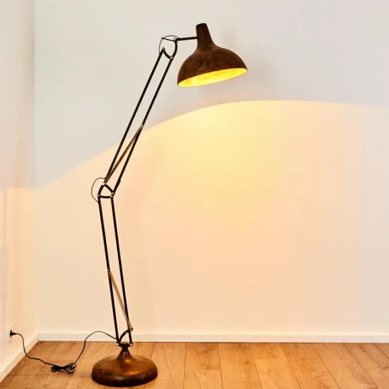 hofstein Lampadaire Sharif Rouille, 1 lumière* Lampadaires Et Lampes Sur Pied