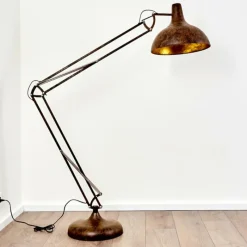 hofstein Lampadaire Sharif Rouille, 1 lumière* Lampadaires Et Lampes Sur Pied