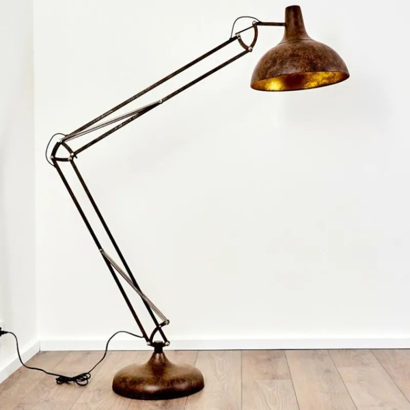 hofstein Lampadaire Sharif Rouille, 1 lumière* Lampadaires Et Lampes Sur Pied