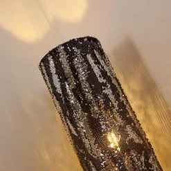 Lampes En Tissu-hofstein Lampadaire Sjaelland Chrome, 2 lumières