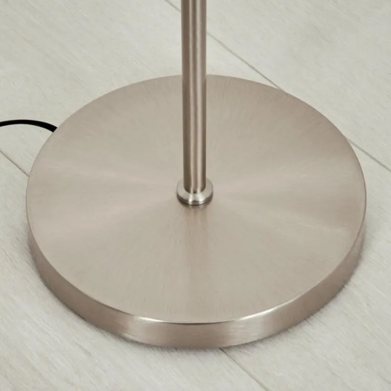 Lampes En Tissu-hofstein Lampadaire Snar Nickel mat, 1 lumière