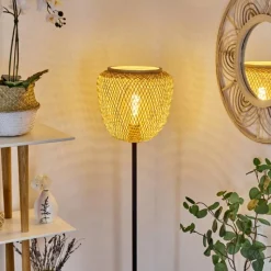 Luminaires Scandinaves-hofstein Lampadaire Solera Noir, 1 lumière