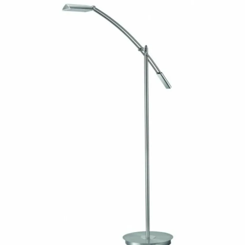 Luminaires Trio Lampadaire SorpetalerLeuchten Verona Flutlicht LED Nickel mat, 1 lumière* Éclairage Led