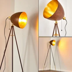 Lampes Vintages & Rétros-hofstein Lampadaire Sorsele Rouille, 1 lumière