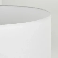 Lampes En Tissu-hofstein Lampadaire Soungou Écru, Noir, 1 lumière