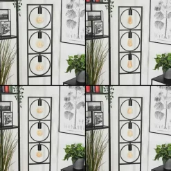 Lampes Industrielles-hofstein Lampadaire Srelau Noir, 3 lumières