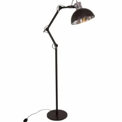 Luminaires Steinhauer Lampadaire Steinhauer Brooklyn Noir, 1 lumière* Lampadaires Et Lampes Sur Pied