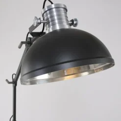 Luminaires Steinhauer Lampadaire Steinhauer Brooklyn Noir, 1 lumière* Lampadaires Et Lampes Sur Pied